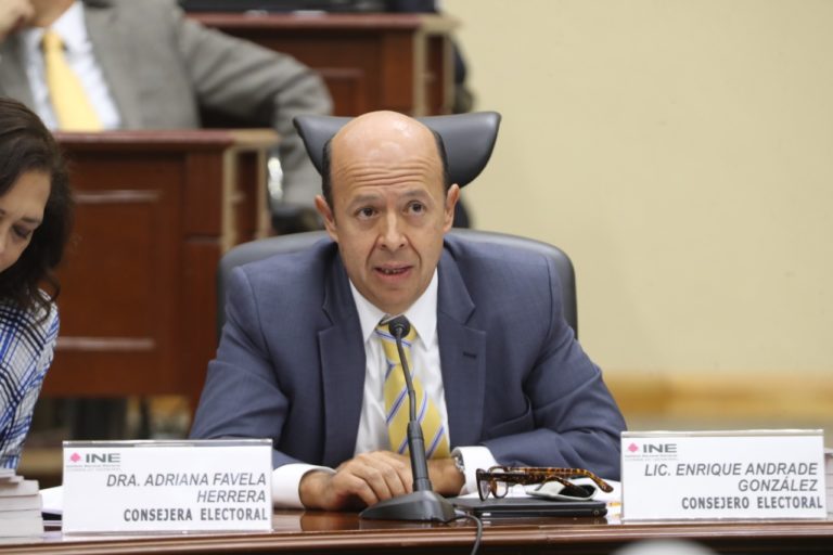 Enrique Andrade González, consejero Electoral.