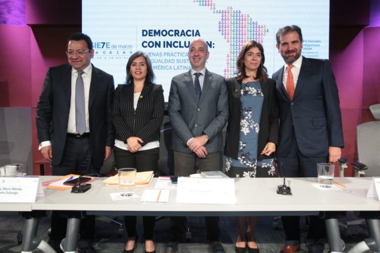 Inauguración del evento conmemorativo por el Día Internacional de las Mujeres. Democracia con Inclusión: Buenas practicas hacia la igualdad sustantiva en América Latina.