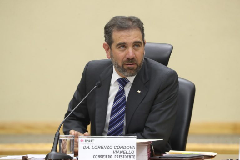 Lorenzo Córdova Vianello, Consejero Presidente del INE.