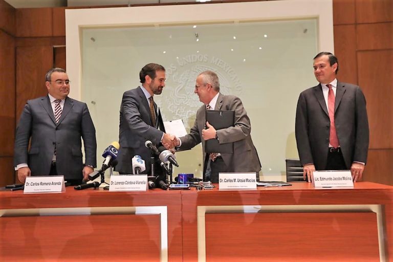 Firma de Convenio de colaboración INE-SHCP.