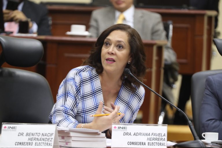 Adriana Favela Herrera, consejera Electoral.