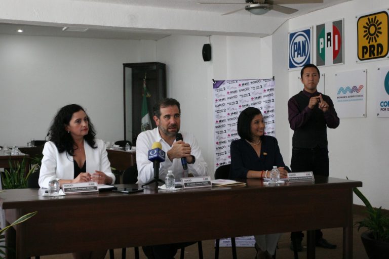 Conferencia de prensa Instituto Electoral de Quintana Roo.