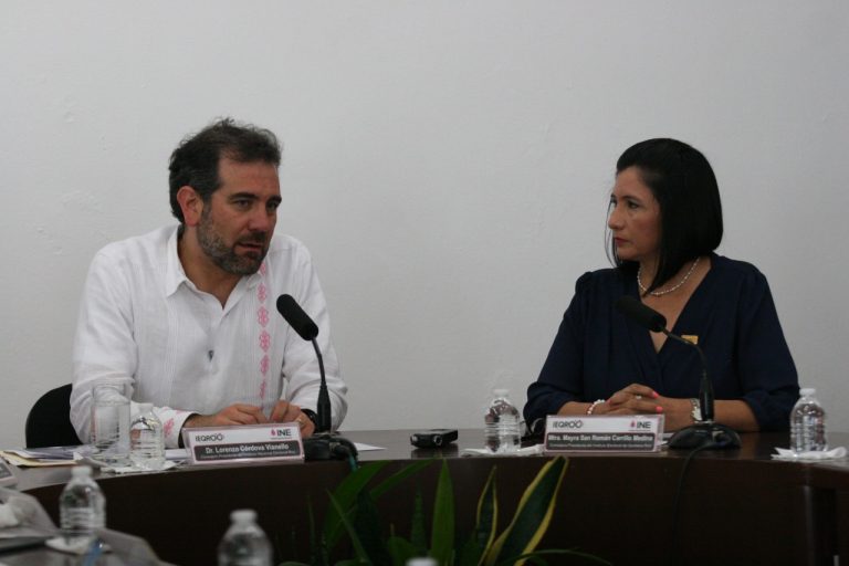 Conferencia de prensa Instituto Electoral de Quintana Roo.