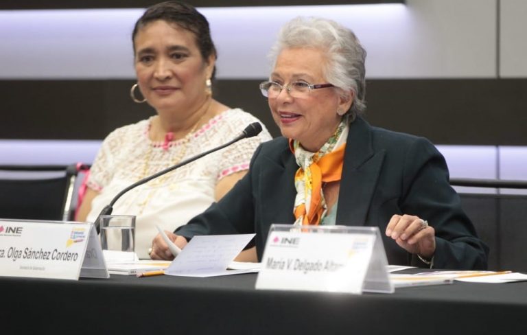 Olga Sánchez Cordero Secretaría de Gobernación.