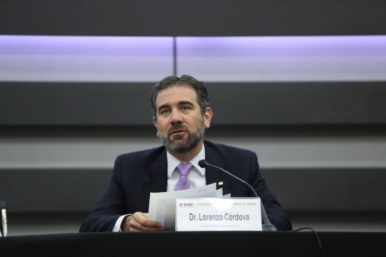 Lorenzo Córdova Vianello, Consejero Presidente del INE.
