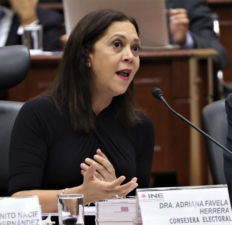 Adriana Favela Herrera, Consejera Electoral.