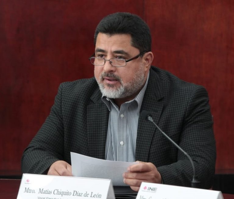 Matías Chiquito Díaz de León, Vocal Ejecutivo del INE en el estado de Durango.