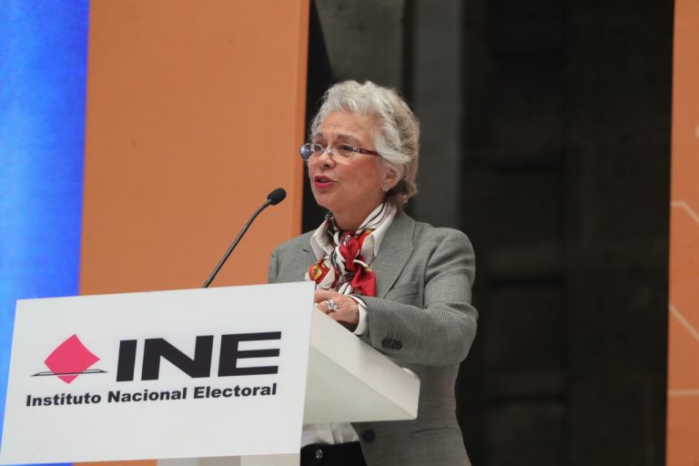 Olga Sánchez Cordero, Secretaria de Gobernación.