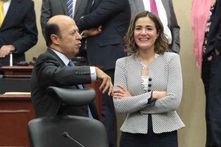 Enrique Andrade González y Dania Paola Ravel Cuevas, Consejero y Consejera Electoral.