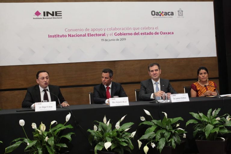 Firma de Convenio de apoyo y colaboración INE-Gobierno del estado de
