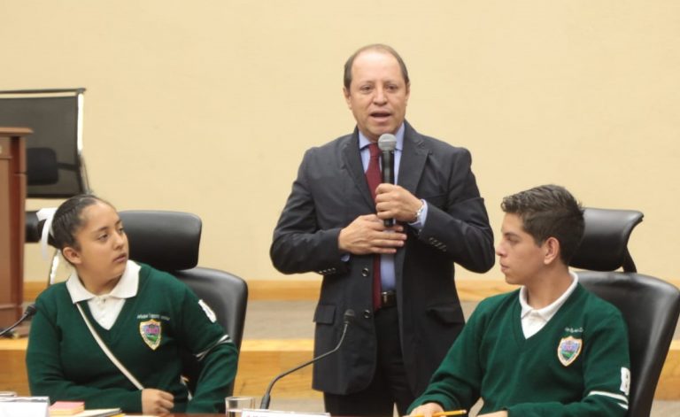 Marco Antonio Baños Martínez, Consejero Electoral en la prueba piloto de la Integración por niñas y niños, del Consejo de Participación en el INE.