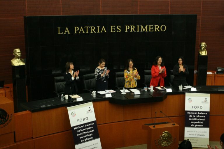 Inauguración del Foro “Hacia un balance de la reforma constitucional en paridad de género”.
