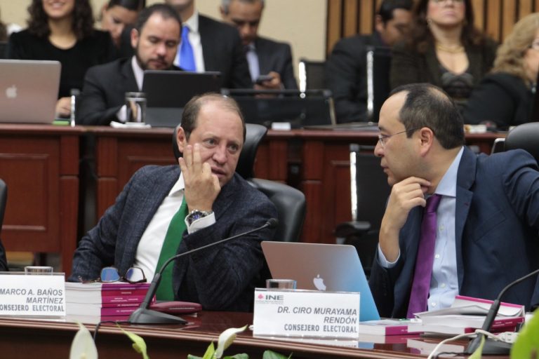 Marco Antonio  Baños Martínez y Ciro Murayama Rendón Consejeros Electorales.