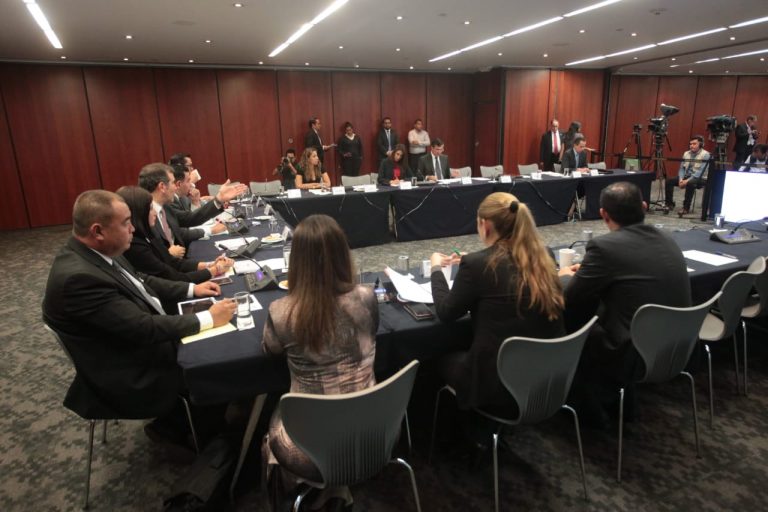 Cuarta Reunión del Grupo de Trabajo para dar Seguimiento a los Procesos Electorales Locales del año 2019, realizada en el Senado de la República.