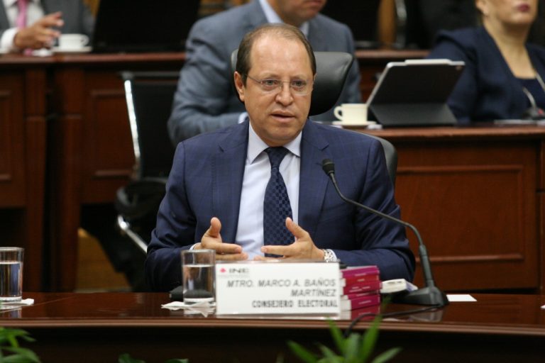 Marco Antonio Baños Martínez Consejero Electoral.