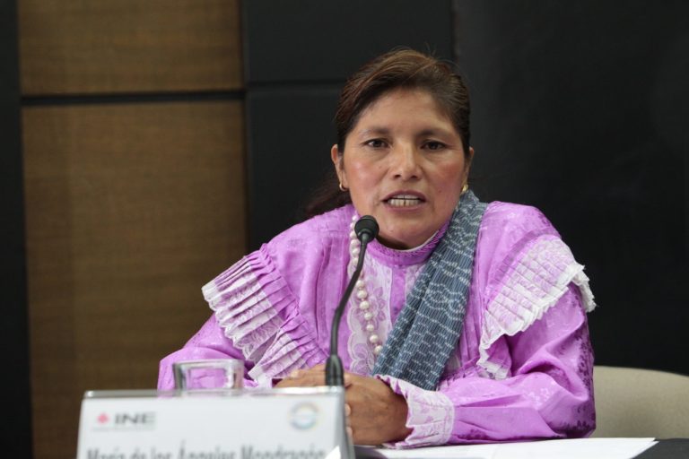 María de los Ángeles Mondragón, Beneficiaria del Proyecto