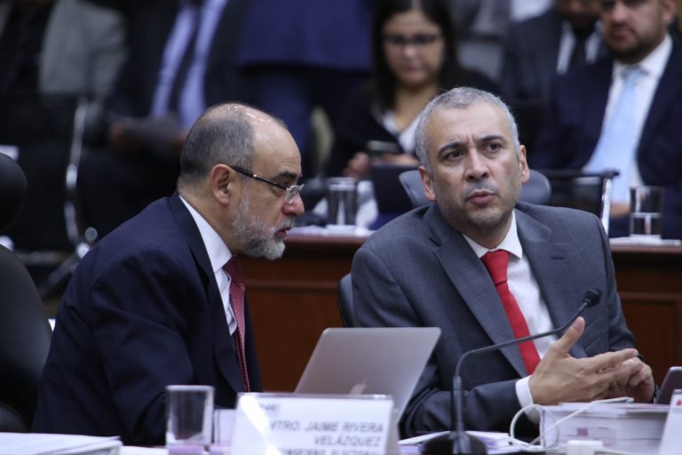 Jaime Rivera Velázquez y Benito Nacif Hernández, Consejeros Electorales.