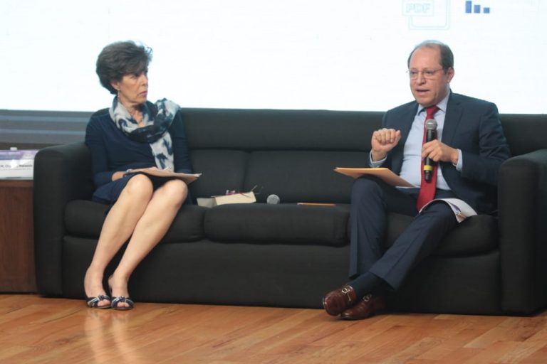 MArco Antonio Baños Martínez, Consejero Electoral del INE y Janine Otálora Malassis, Magistrad del TEPJF.