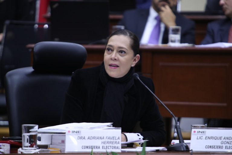 Adriana Favela Herrera, Consejera Electoral.