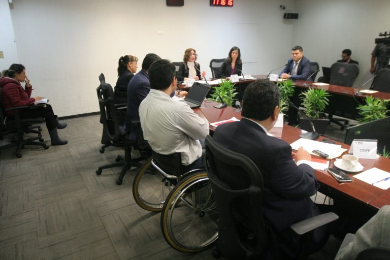 Mesa de trabajo para la incorporación en los materiales didácticos de las medidas para garantizar el derecho al voto a las personas con discapacidad no visible.