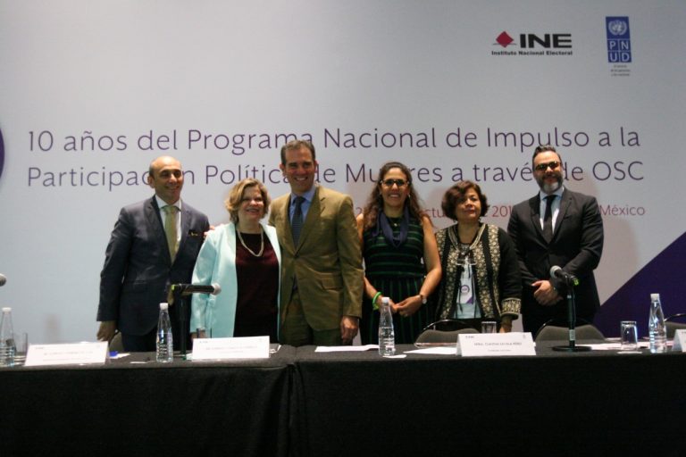 Taller “10 años del Programa Nacional de Impulso a la Participación Política de Mujeres a través  de las OSC”.