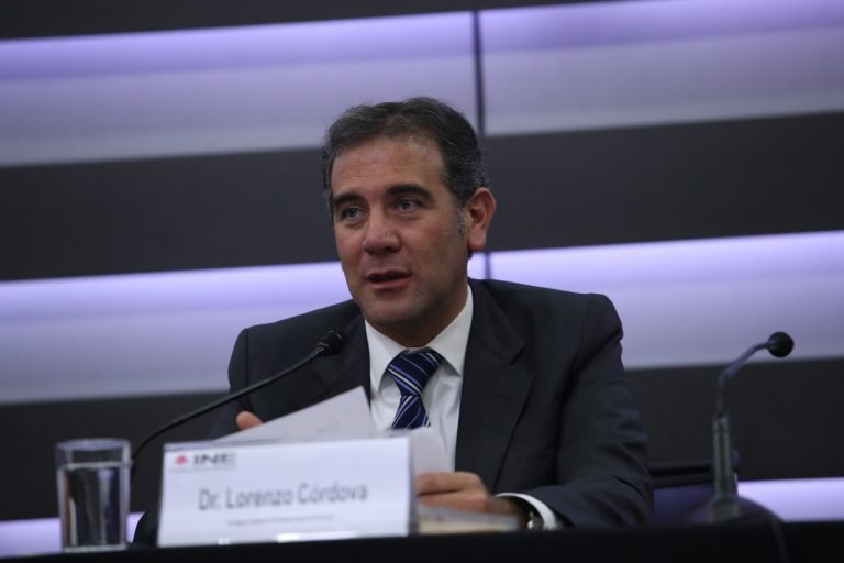 Lorenzo Córdova Vianello, Consejero Presidente del INE.