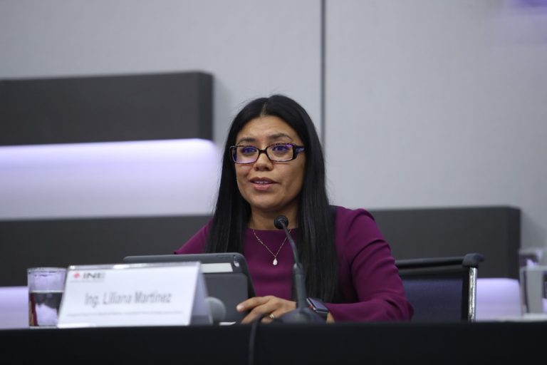 Liliana Martínez Díaz, Estadística y Documentación Electoral del INE.