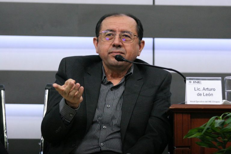 Arturo de León Loredo, Vocal Ejecutivo de la Junta Local Ejecutiva del INE de Chiapas.