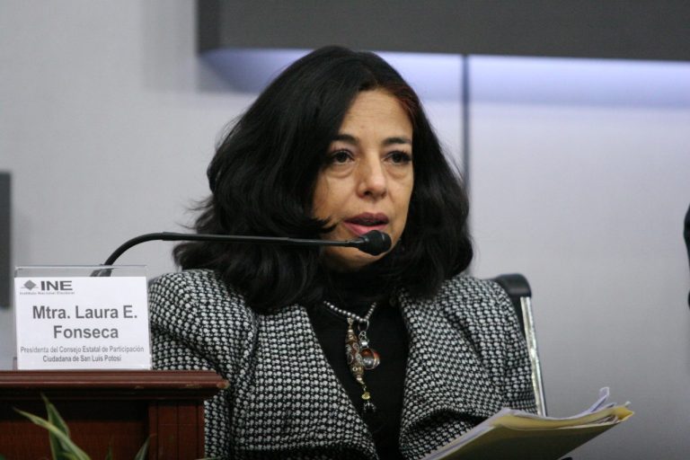 Laura Elena Fonseca Leal, Consejera Presidenta del IEEPC de San Luis Potosí.