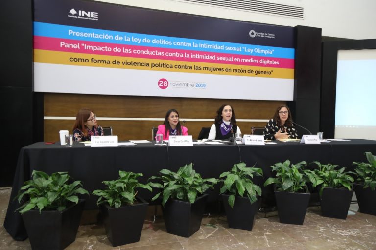 Presentación de la ley de delitos contra la intimidad sexual “Ley Olimpia”. Panel “Impacto de las conductas contra la intimidad sexual en medios digitales como forma de violencia política contra las mujeres en razón de género.