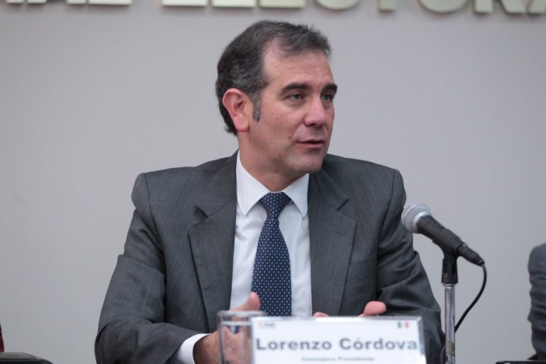Lorenzo Córdova Vianello, Consejero Presidente del INE.