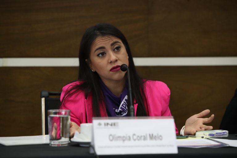 Olimpia Coral Melo, Fundadora del Frente por la Sororidad e impulsora para que se apruebe la Ley de delitos contra la intimidad sexual “Ley Olimpia”.