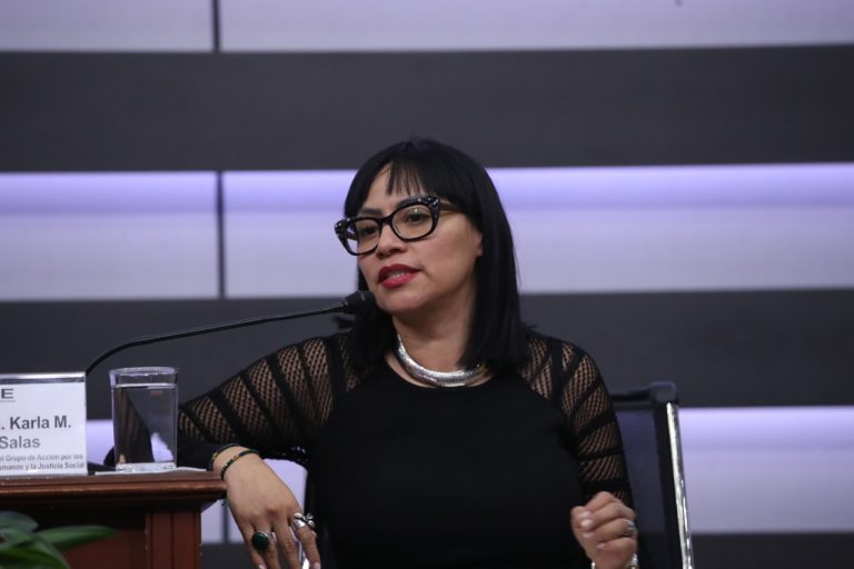 Karla Micheel Salas Ramírez, Directora del Grupo de Acción por los Derechos Humanos y la Justicia Social.
