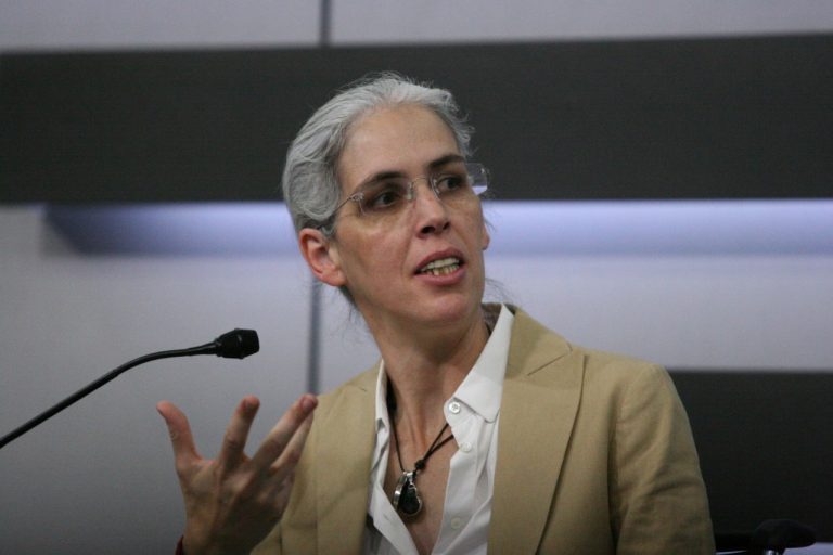 Pamela San Martín Ríos y Valles, Consejera Electoral y Presidenta de la Comisión Temporal del Seguimiento de los Procesos Electorales Locales 2018-2019 e integrante de la Comisión de Fiscalización.