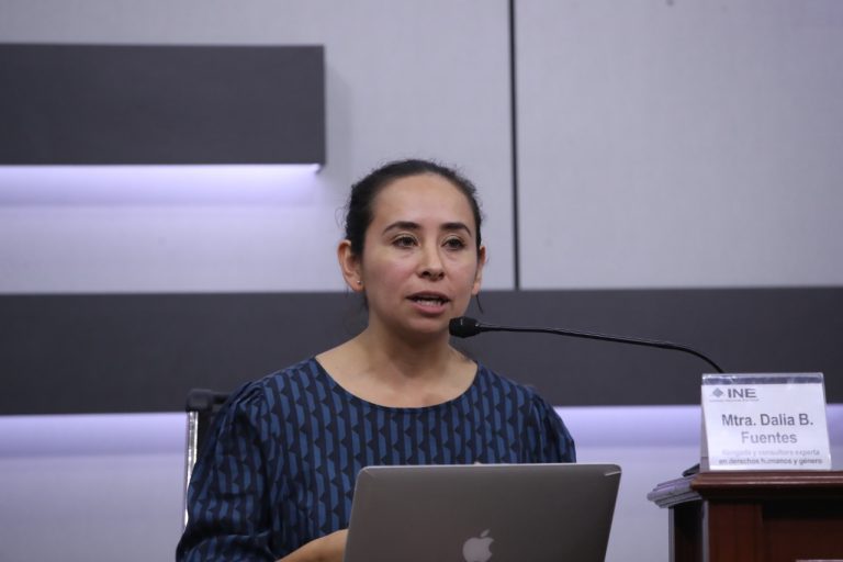 Dalia Berenice Fuentes Pérez, Abogada y consultora experta en derechos humanos y género.