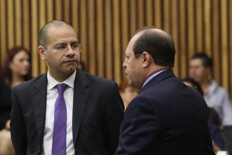 Roberto Ruíz Saldaña y Marco Antonio Baños Martínez, Consejeros Electorales.