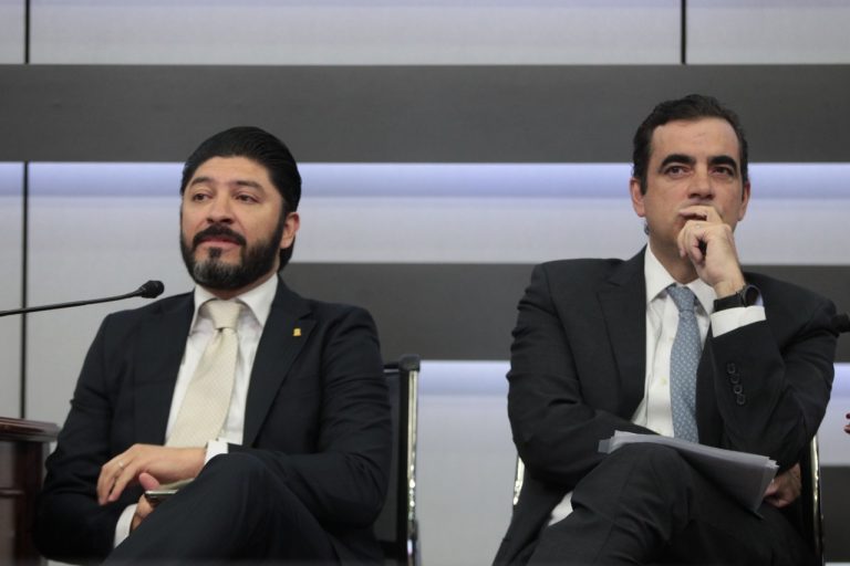 César Astudillo Reyes, Investigador del IIJ de la UNAM y Patricio Ballados Villagómez, Director Ejecutivo de Prerrogativas y Partidos Políticos.