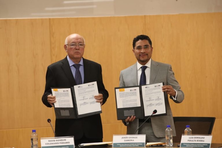 Firma de convenio ASF-INE