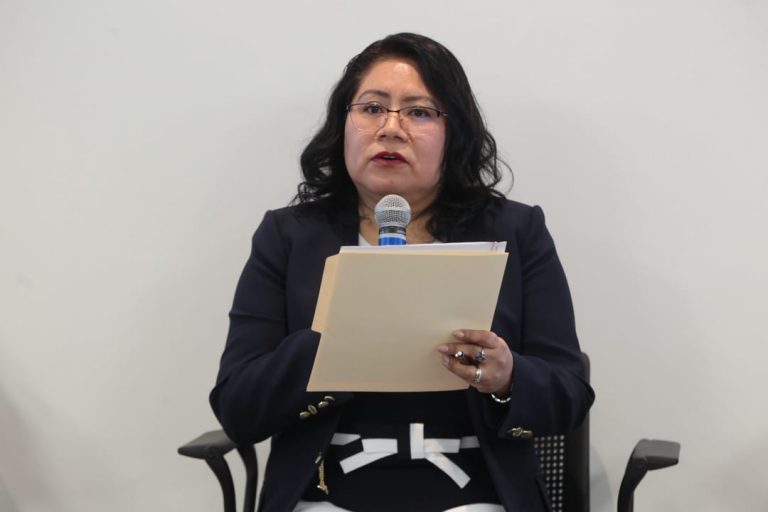 Ma. del Refugio García López como nueva titular del Servicio Profesional Electoral Nacional.