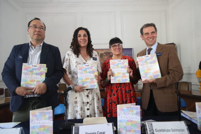 Presentación de la Memoria del Proceso Electoral Federal 2017-2018, FIL, Palacio de Minería.