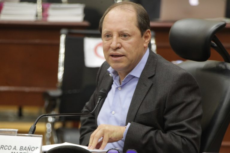 Consejero Electoral del INE Marco Antonio Baños Martínez