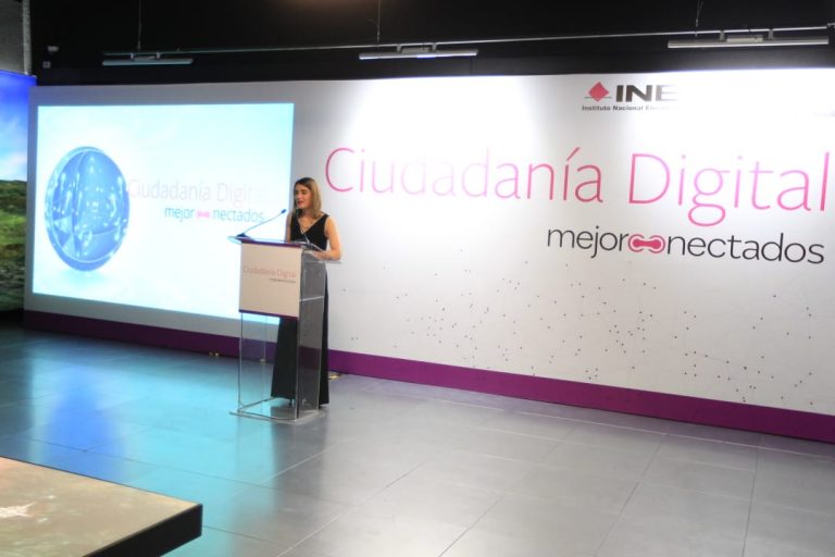 Dania Ravel Cuevas, Consejera Electoral del INE en la Presentación del Proyecto Ciudadanía Digital.