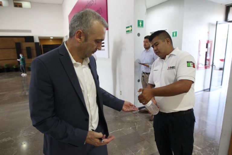 Medidas preventivas de sanitización para la Sesión de Consejo General