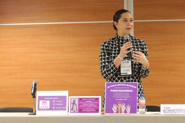 Adriana Favela Herrera, Consejera Electoral del INE.