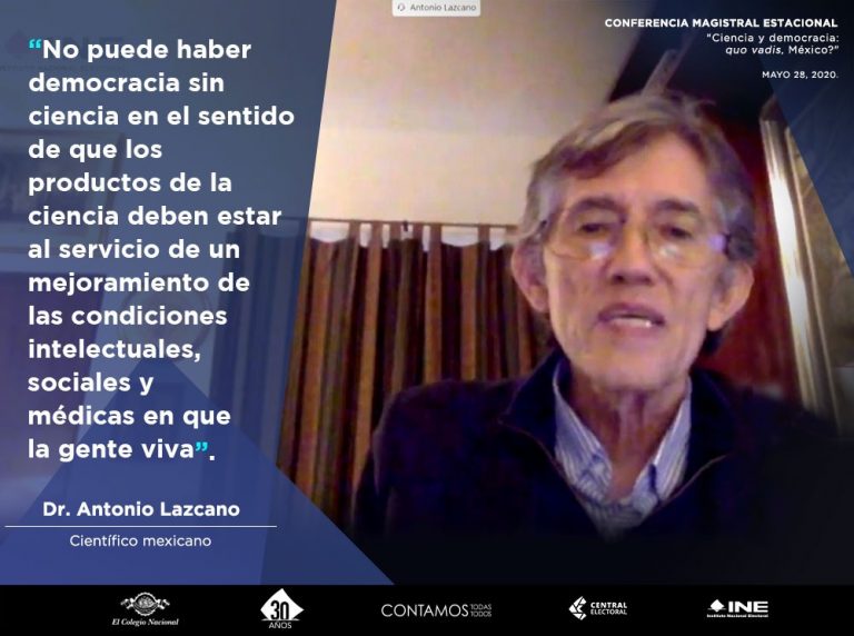Dr. Antonio Lazcano