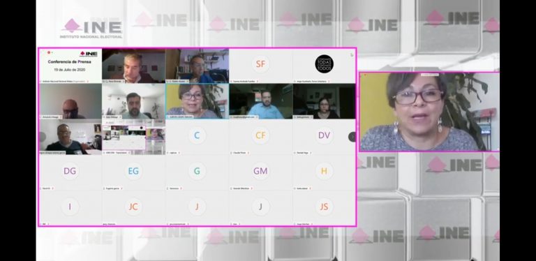Conferencia de Prensa Virtual  INE.