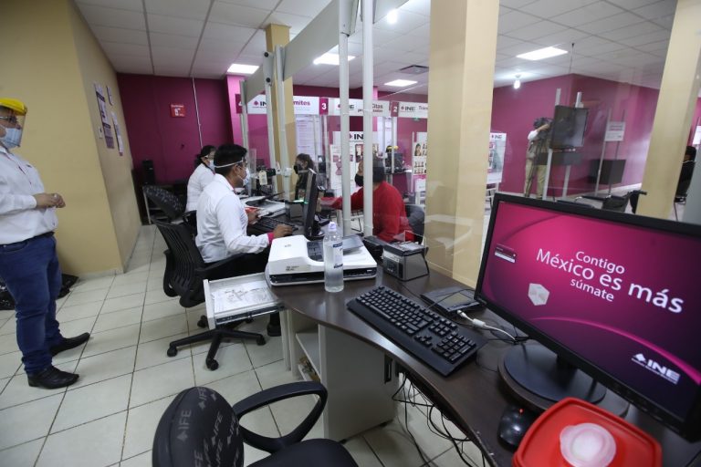 Reapertura de los módulos de atención ciudadana INE, atendiendo  las medidas del protocolo de sanidad por la pandemia de la Covid-19