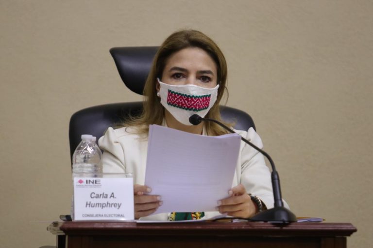 Carla Humphrey Jordán, Consejera Electoral.