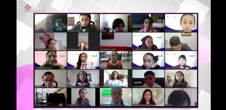 Clausura del 11° Parlamento Virtual de Niñas y Niños de México 2020.