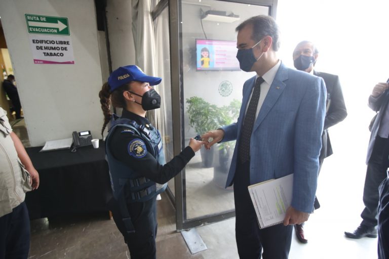 Se instaló filtro sanitario para todo el personal que trabaja en las Oficinas Centrales del Instituto.